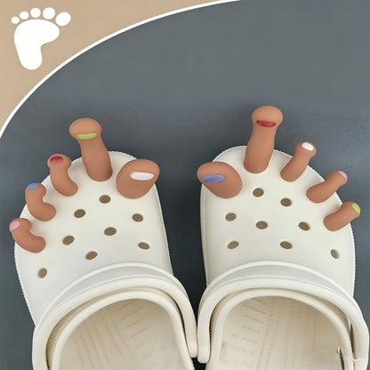 10Pcs Funny Slippers Accessories,Cute Shoe Charms,DIY Shoe Accessories for Party Favor