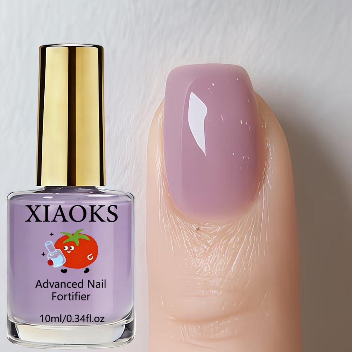2Pcs Get Strong Nail Strengthener, Fast Drying & Long Lasting Glossy Finish