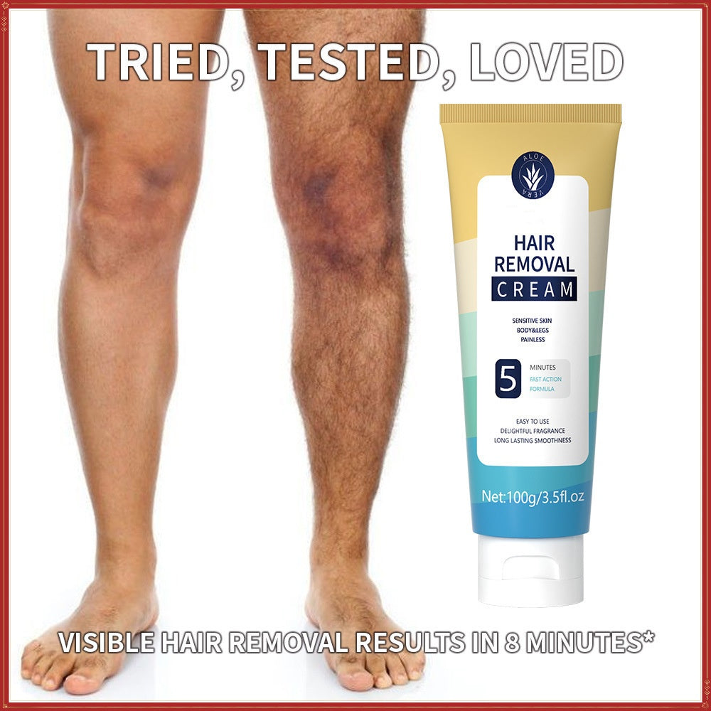 Painless Hair Removal Cream—Specially Designed for Removing Body Hair and Coarse, Stubborn Hair
