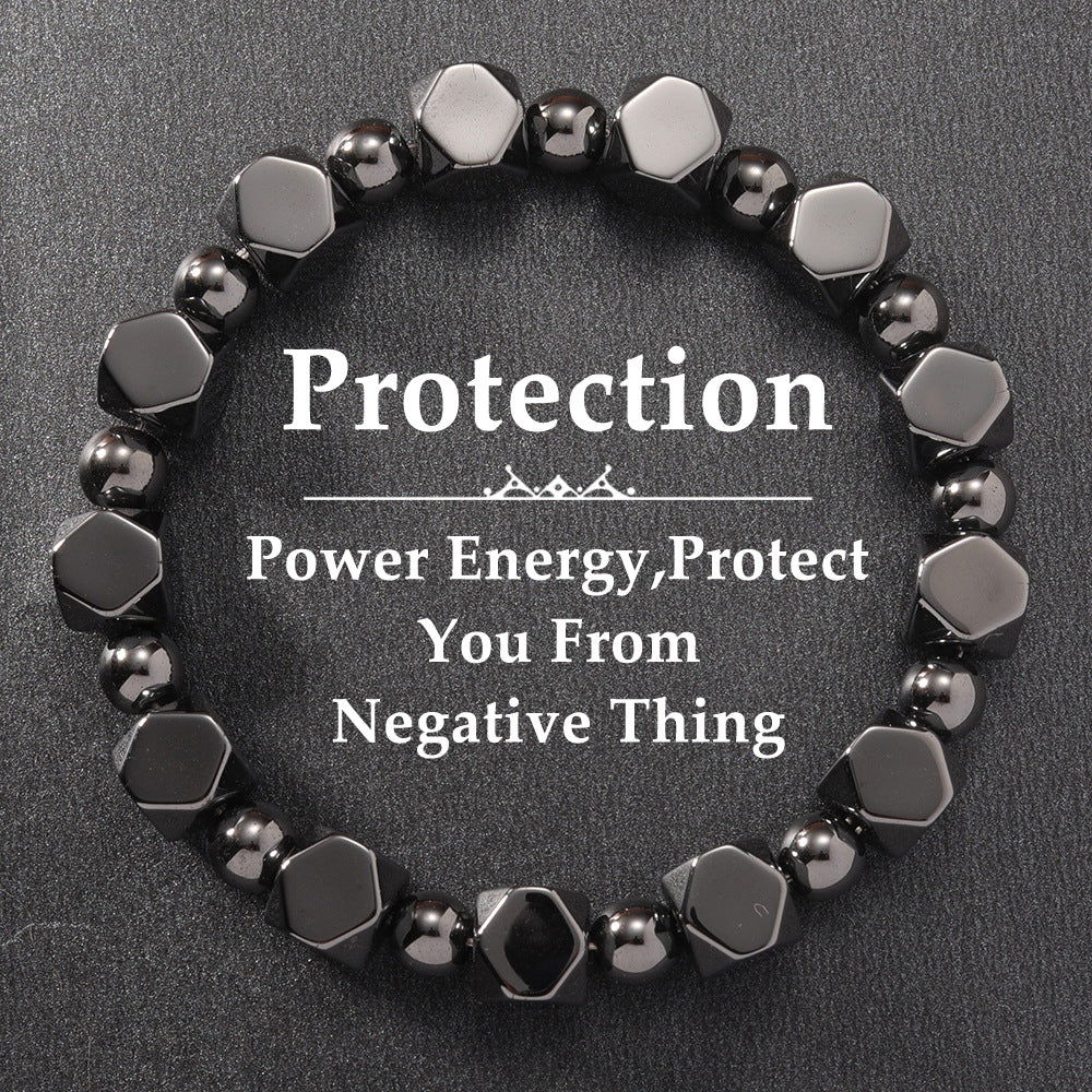 Positive Energy Intention Bracelet Black Obsidian Bracelet
