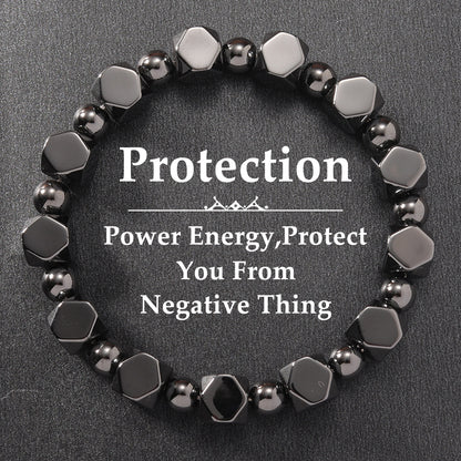 Positive Energy Intention Bracelet Black Obsidian Bracelet