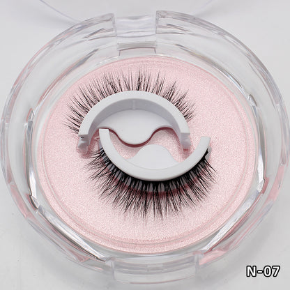 6 Pairs Self Adhesive Eyelashes,3D Dense Lashes No Glue Reusable
