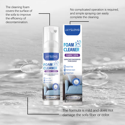 Fabric Sofa Foam Cleaner, Multi-Purpose Stain & Odor Remover for Upholstery, Curtains & Mattresses