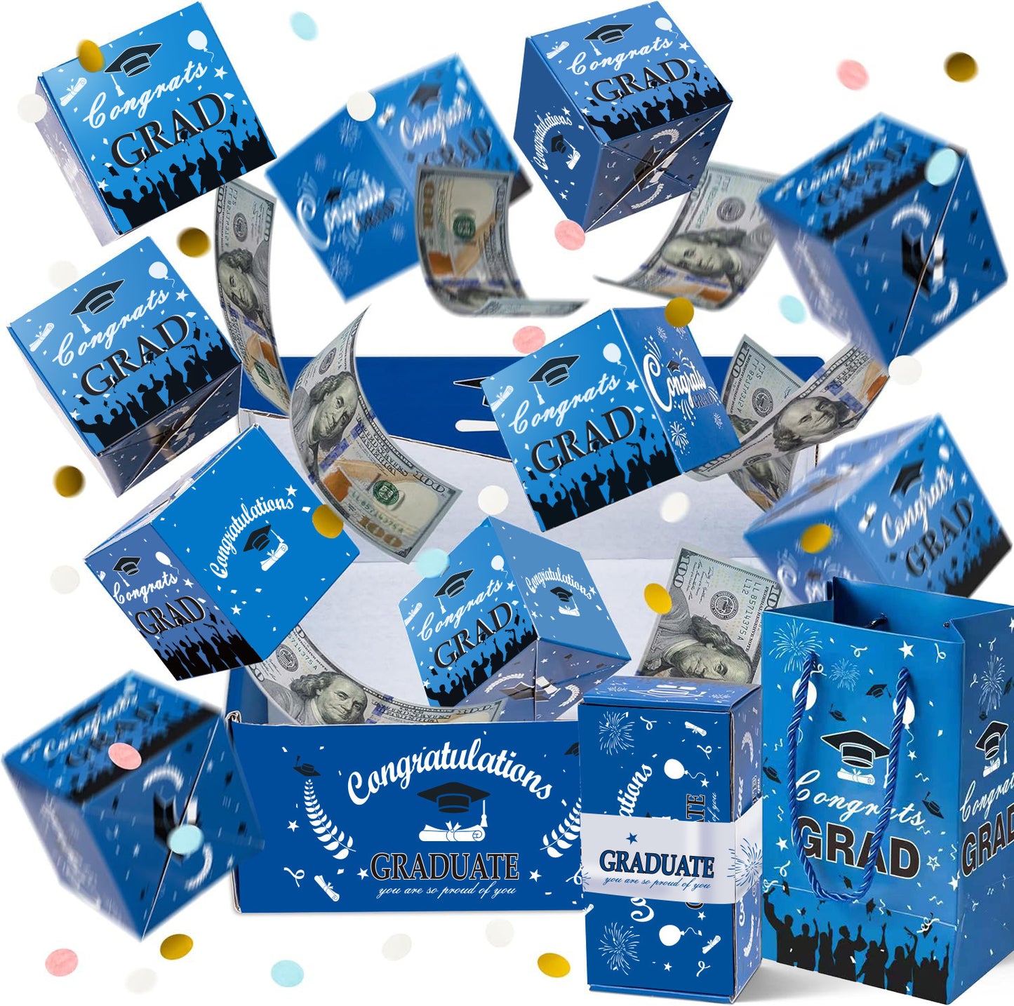 Graduation Gift Folding Bouncy Box