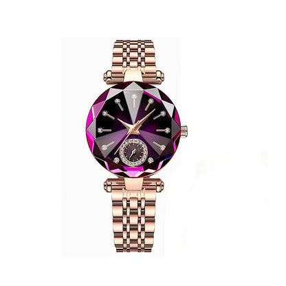 Watch for Women Diamond Waterproof Luminous |Rose Gold &silver Stainless Steel Dress Watch