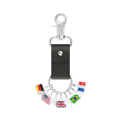 DIY Keychains Featuring National Flags From Around The World Keyrings Included)