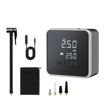 Tire Inflator - Electric Air Compressor for Car,Automatic Handheld Inflator with Real Time Screen Display