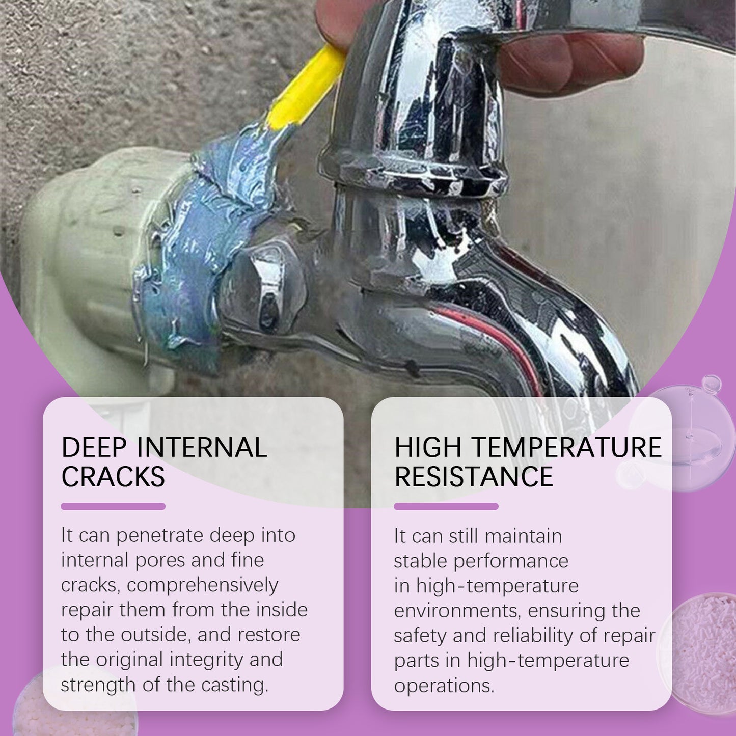 Metal Glue, Epoxy Welding adhesives, High Strength Bonds Metals to Metals, Repair Glue