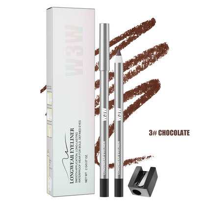 2Pcs Waterproof Gel Eyeliner Stick - Flawless, Ultra-Smooth Creamy Glide