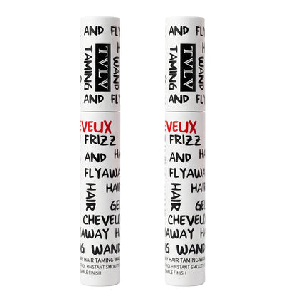 2Pcs Frizz & Flyaway Hair Taming Wand – Lightweight Gel Control Stick for Smooth