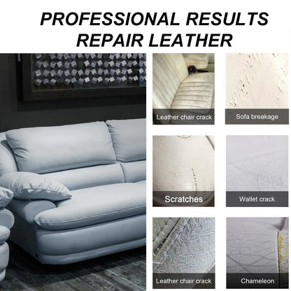 Furniture Leather Repair Kit – Repair and Revitalize Worn or Faded Leather