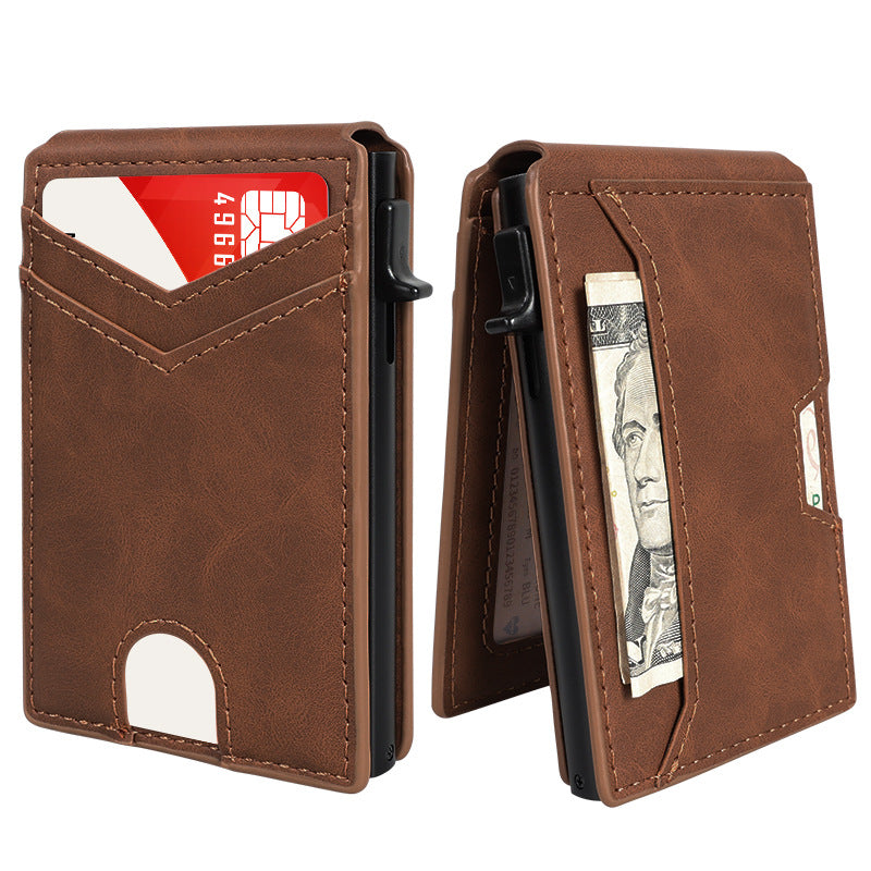 Slim Wallet Minimalist RFID Blocking Front Pocket Credit Card Holder