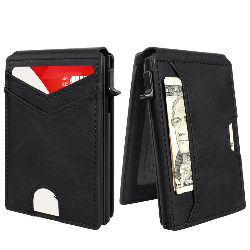 Slim Wallet Minimalist RFID Blocking Front Pocket Credit Card Holder