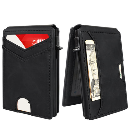 Slim Wallet Minimalist RFID Blocking Front Pocket Credit Card Holder