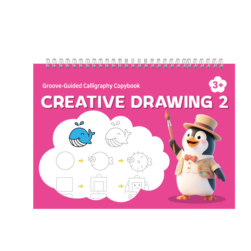 Large Magic Grooved Writing Practice for Kids 3-5