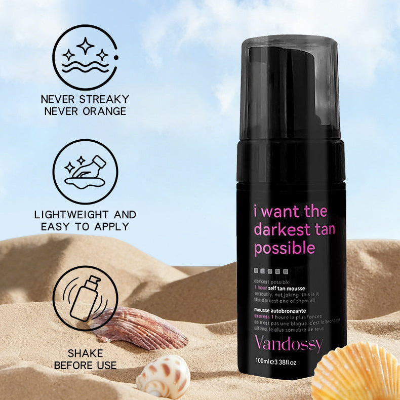 Ultra Dark Self Tanner Mousse | I Want The Darkest Tan Possible