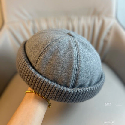 2026 Autumn-Winter Unisex Korean-Style Brimless Sailor Headwear - Yuppie Design Streetwear Hat