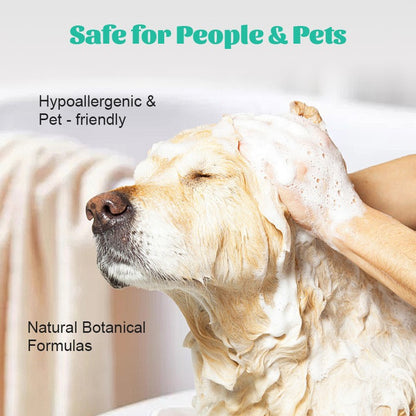 Activated Rinse-Off Dog Shampoo Sheets-Lick-Safe, Tear-Free, Travel-Friendly