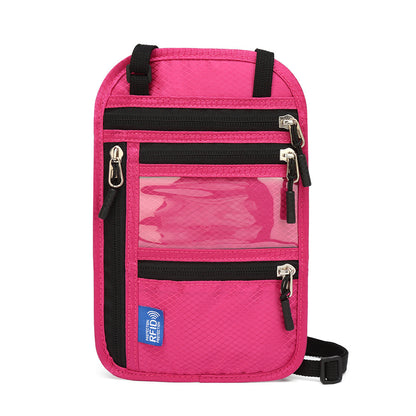 RFID Blocking Passport Holder, Multi-Passport Pouch, Easy to Conceal Travel Pouch