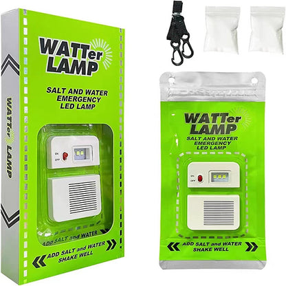 LED Beads Salt Water Lamp-140-Hour Emergency Light | Essential Survival Gear for Power Outages