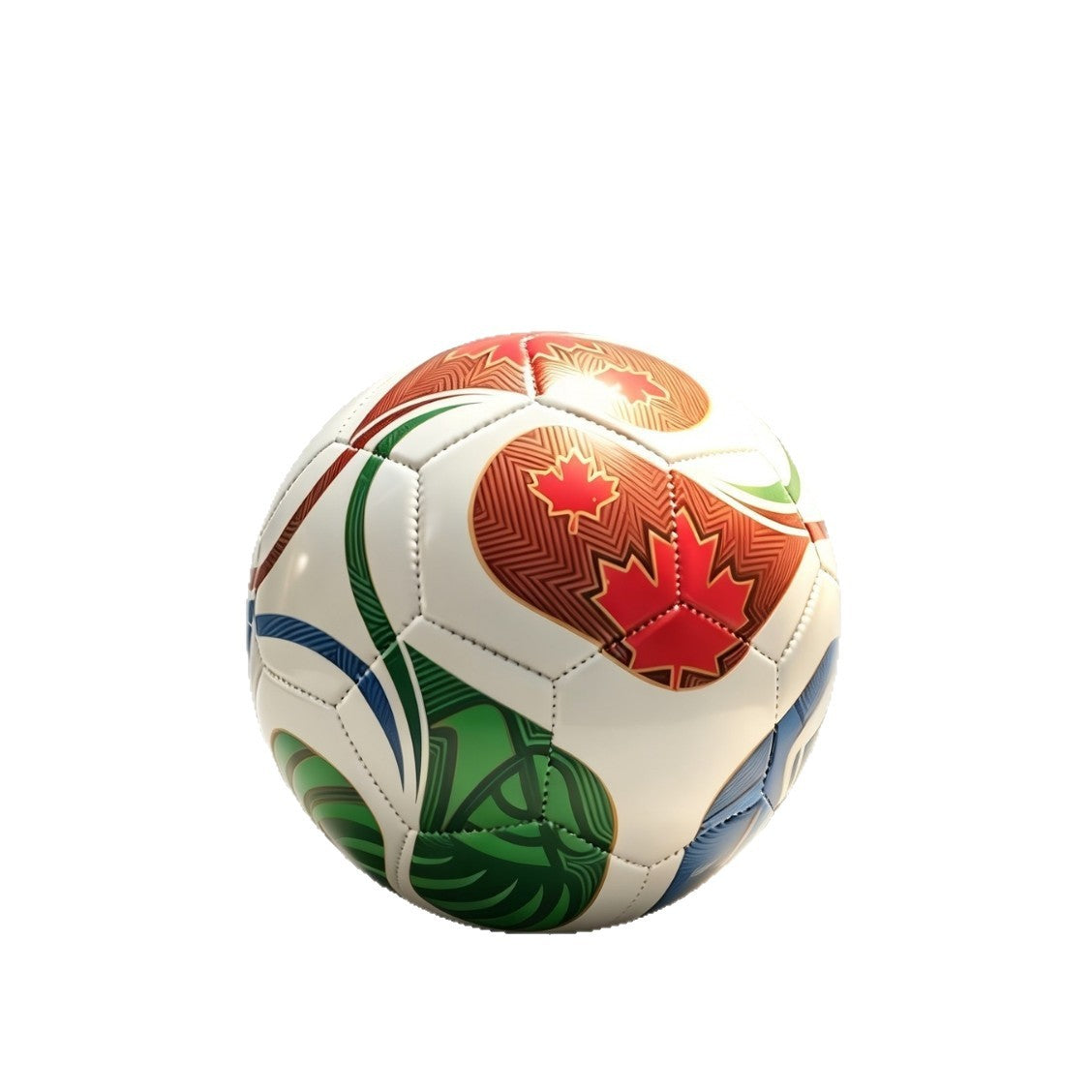 Premium Size 5 Official 2026 World Cup Football - Tri-Host Design – Butyl Bladder, Enhanced Grip Surface
