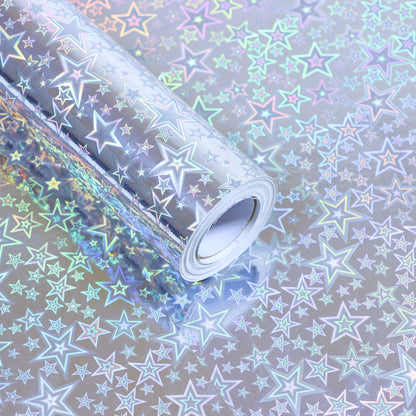 Contact Paper Peel and Stick Clear Holographic Self Adhesive Laminating Sheets Waterproof