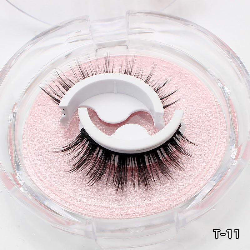 6 Pairs Self Adhesive Eyelashes,3D Dense Lashes No Glue Reusable