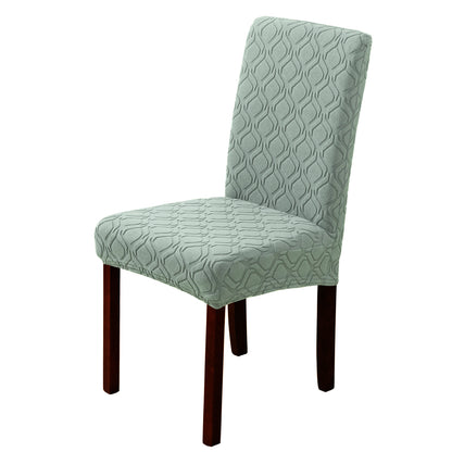 Stretch Jacquard Dining Chair Covers Waterproof & Washable,Non-Slip,Anti-Scratch Protector