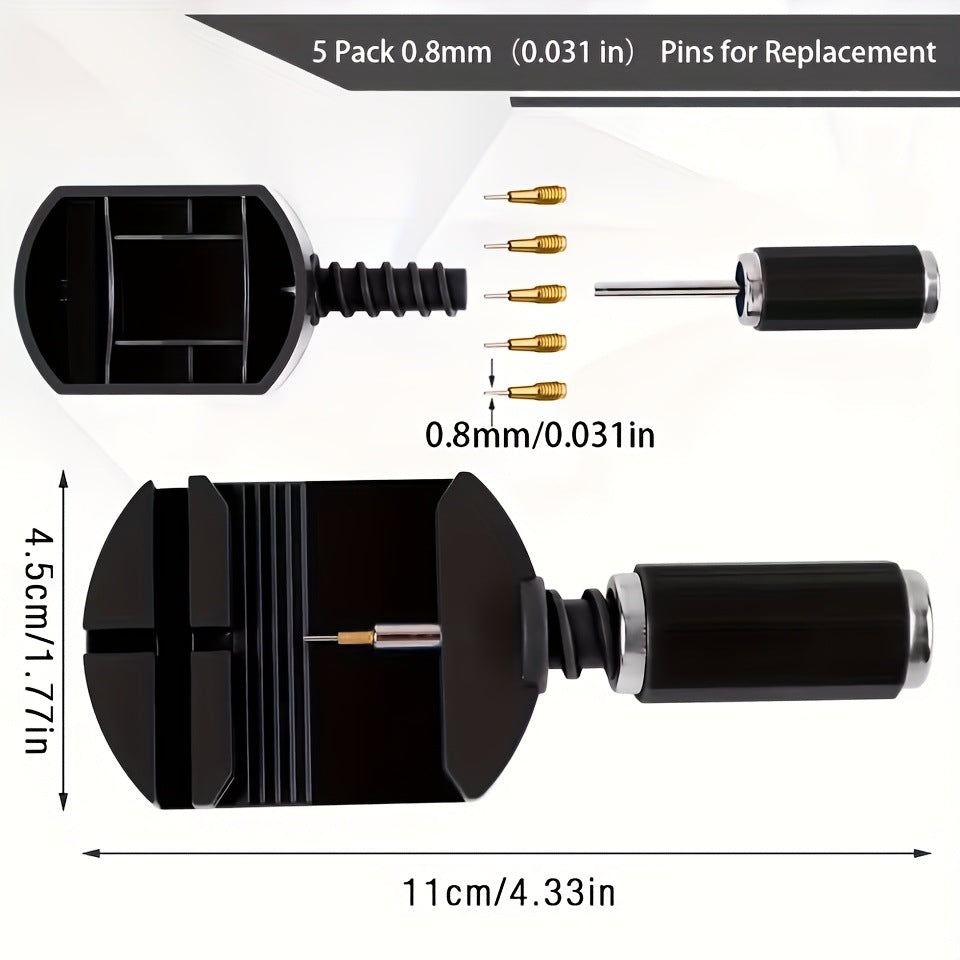 Watch Link Removal Tool Kit, Watch Band Strap Chain Pin Remover Repair Tool Kit
