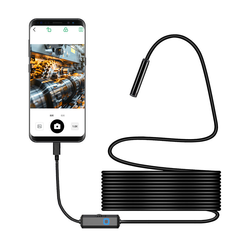 Endoscope Camera with Light,1920P HD Borescope with 6 Adjustable LED Lights, IP67 Waterproof Inspection Borescope