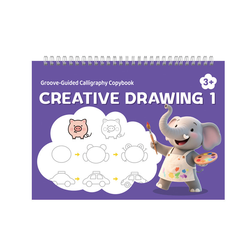 Large Magic Grooved Writing Practice for Kids 3-5