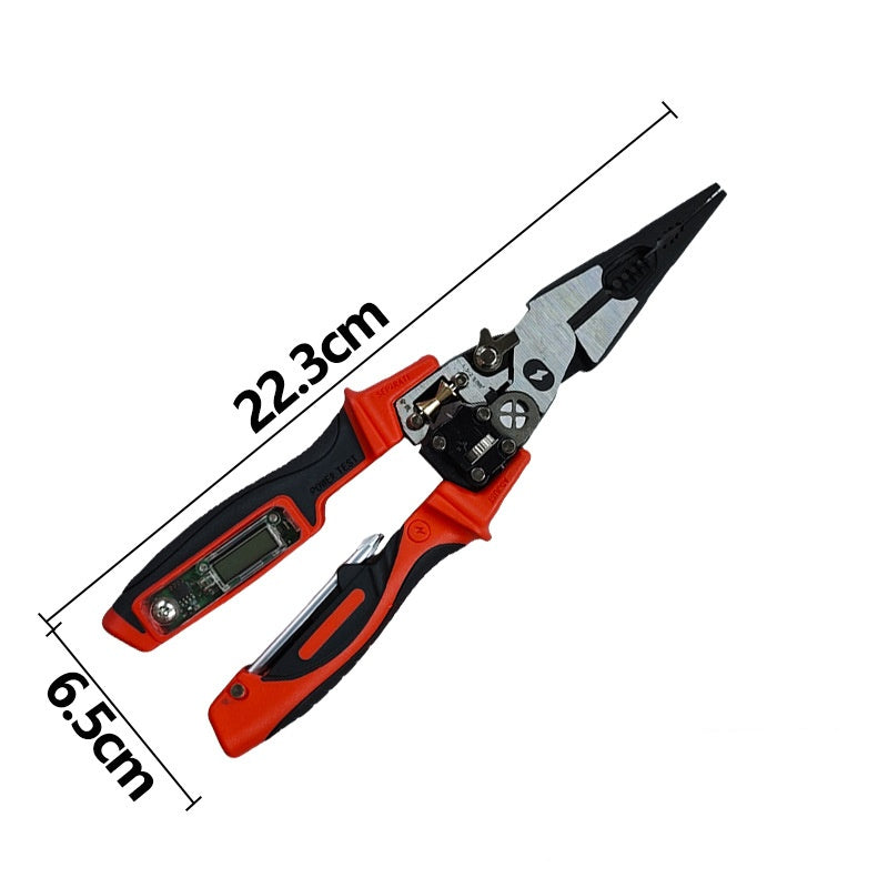 9-in-1 Multi-Functional Digital Display Electrician’s Pliers