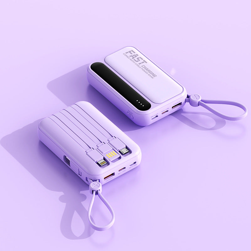 Built in 4 Cables Power Bank 4 In1 50000 nn Ah