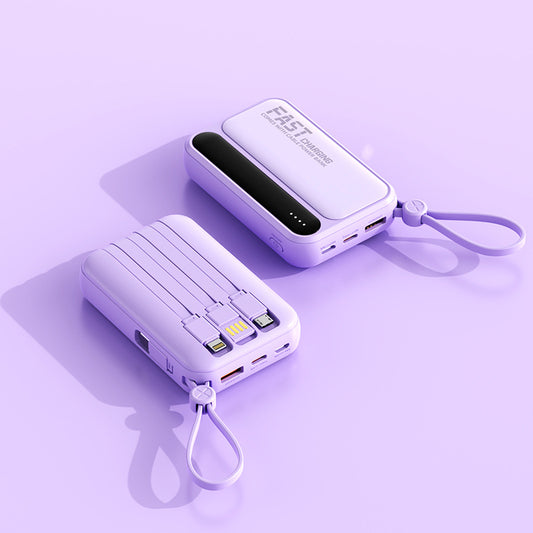 Built in 4 Cables Power Bank 4 In1 50000 nn Ah