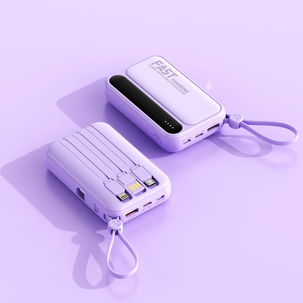 Built in 4 Cables Power Bank 4 In1 50000 nn Ah