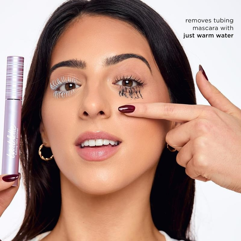 2Pcs Tubing Mascara – Lash Extensions in a Tube, Easy-to-Remove 24Hr Smudge-Proof Longwear