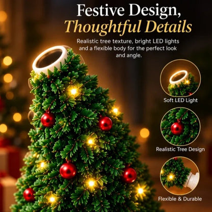 Plug and Play HD Christmas Projector, USB Powered Christmas Night Light with 6+ Holiday Patterns