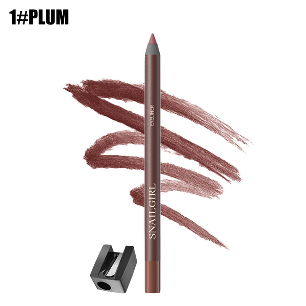 Waterproof Eyeliner Pencil,Smudge-proof Long Lasting Plum Eye Liner