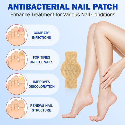 Fungal Nail Patches, Toenail Treatment Extra Strength, Nail Repair for Damaged Nails 21Pcs/Pack