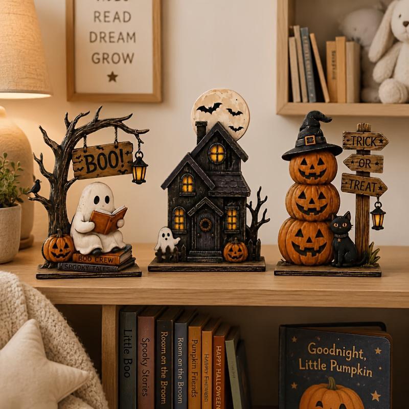 3 Piece Halloween Tabletop Decorations Set