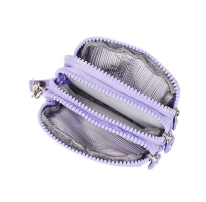 Three Layer Coin Purse Key Bag Women Wallets Zipper Waterproof