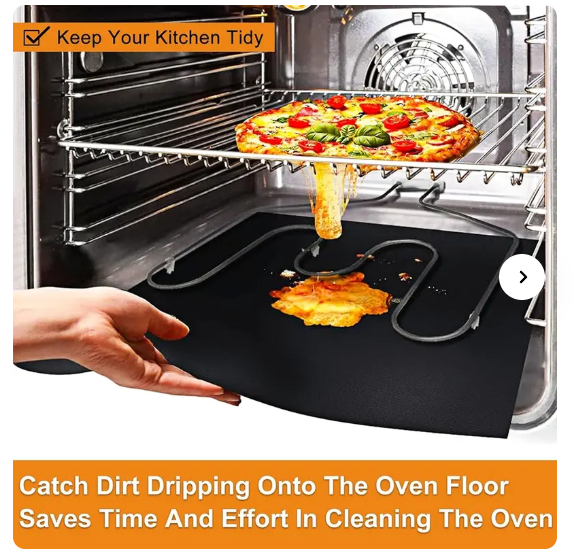 Oven Liners for Bottom of Oven, Sheet Pan Liner Teflon, Heavy-Duty Non-Stick Reusable