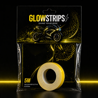 5m GlowStrips High-Visibility Reflective Strips for Nighttime Use—Designed for Motorcycles, Scooters, and Bicycles