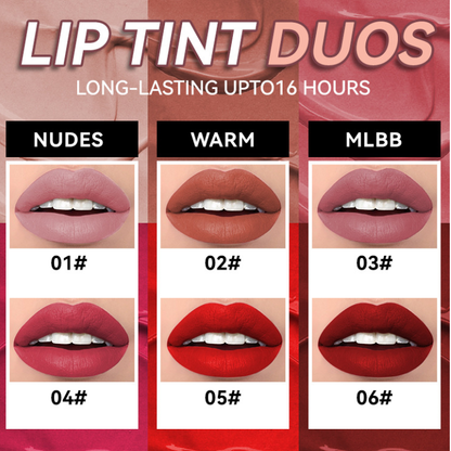 3 Colors Matte Liquid Lipstick Set, Velvet Smooth Nude Lip Gloss, Waterproof Moisturizing Long Lasting