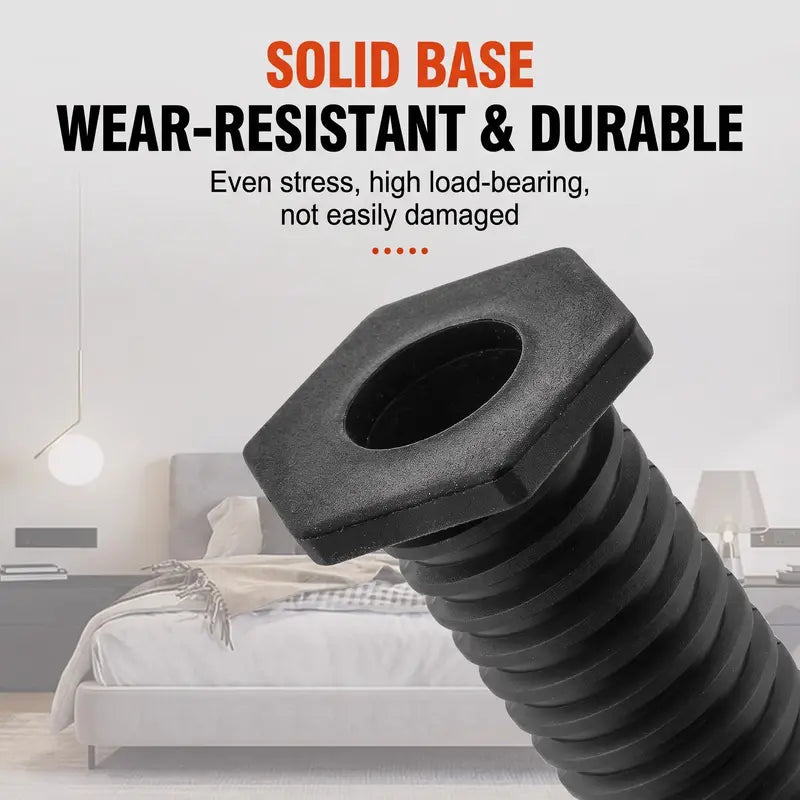 4Pcs Heavy-duty Adjustable Bed Support Legs Furniture Feet