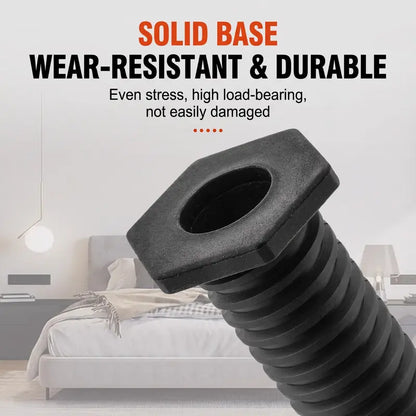 4Pcs Heavy-duty Adjustable Bed Support Legs Furniture Feet