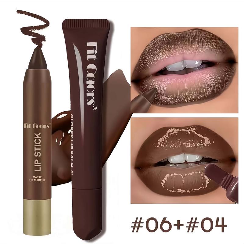 Fit Colors Matte Lip Liner & Moisturizing Lip Oil Set
