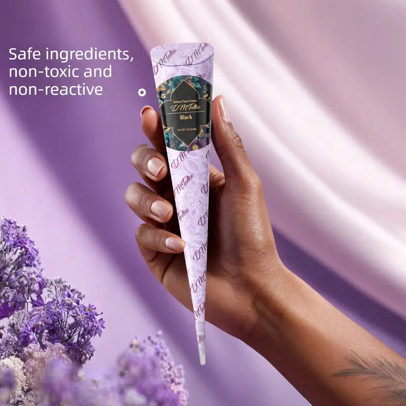 Tattoo Set Hand-Painted Paste Set Tattoo Paste Plant Temporary Hand-Painted Waterproof