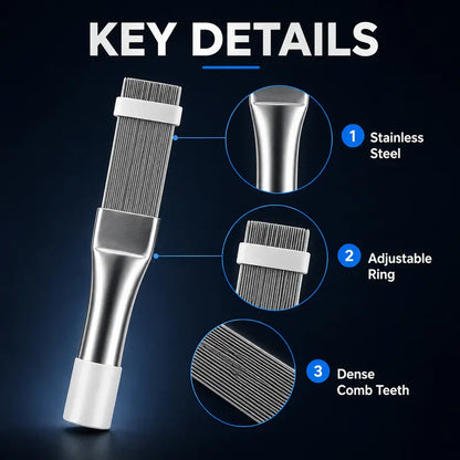 2PCS AC Fin Comb and Condenser Fin Straightener Cleaner