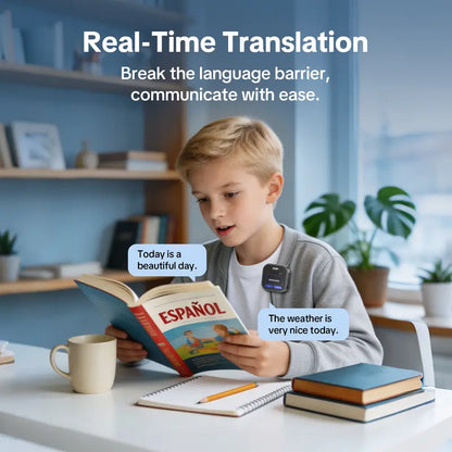 ZNP Z05 Portable Wireless AI Language Translator Pen - Spanish & English Practice Companion, 165-Language Support